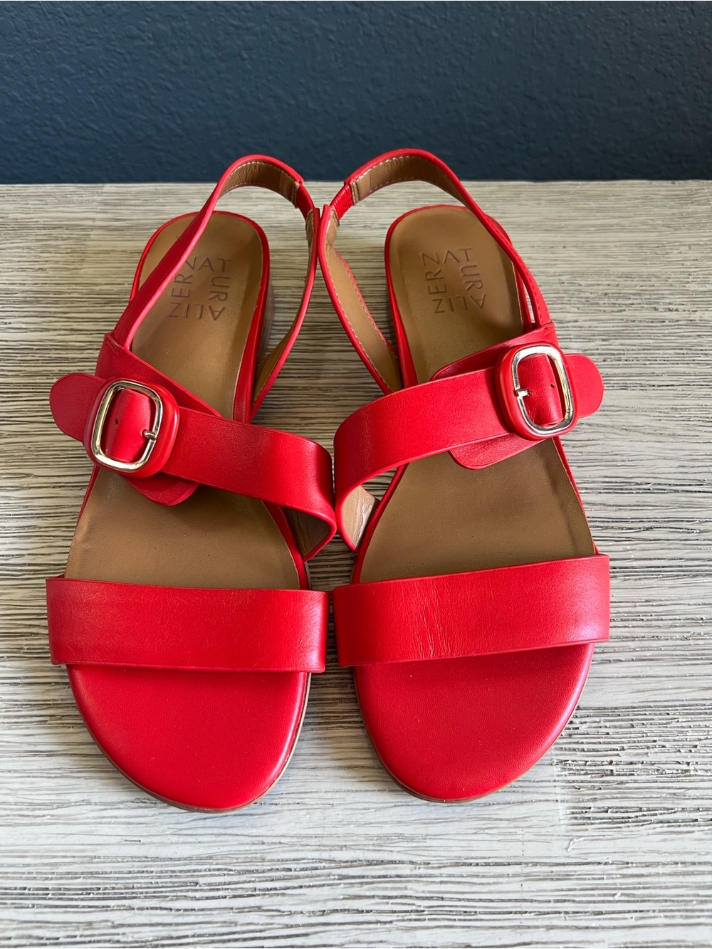 🟣Naturalizer Meesha Slingback Red Sandals
FINAL PRICE🟣